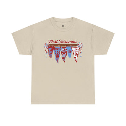 WJMS : West Jessamine Pennant Flags - Unisex Shirt