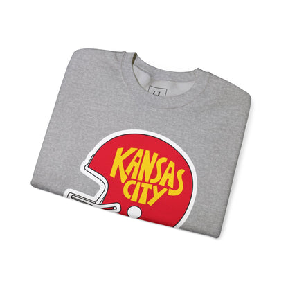 Game Day KS Chiefs Football Helmet - Unisex Sweatshirt