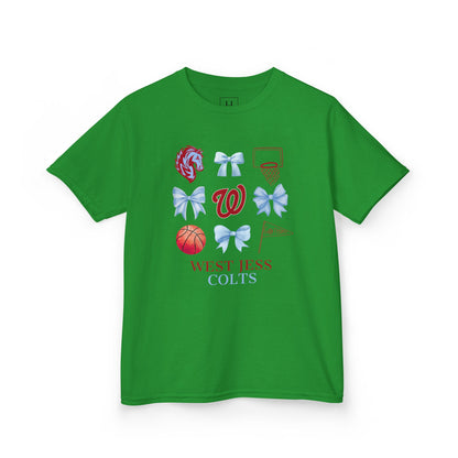 YOUTH --- West Jessamine Basketball Coquette Unisex Tee