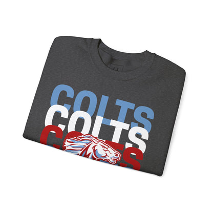 COLTS with Horse Logo - Christmas Sweatshirt - Unisex