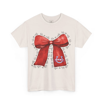 Let's Go Colts Bow - West Horseshoe Logo Unisex T-Shirt