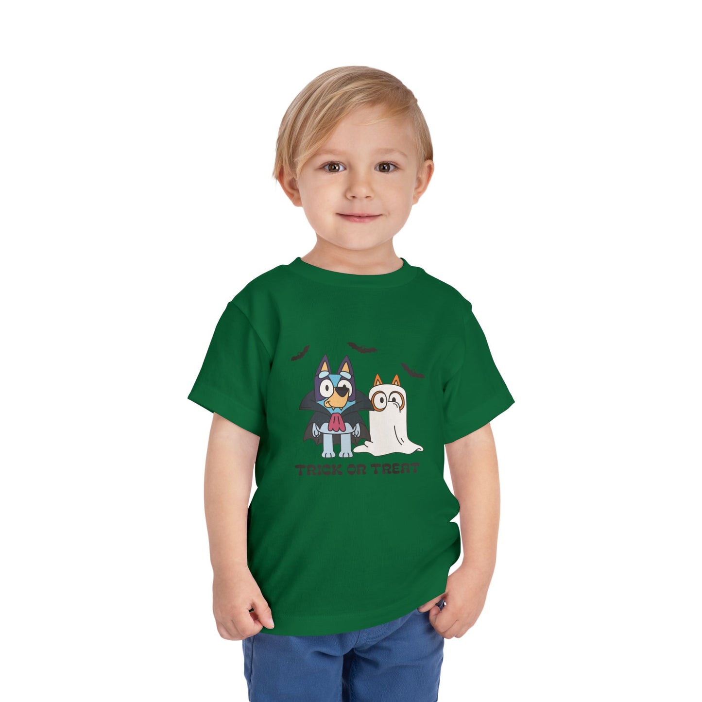 Toddler Bluey Trick or Treat T-shirt