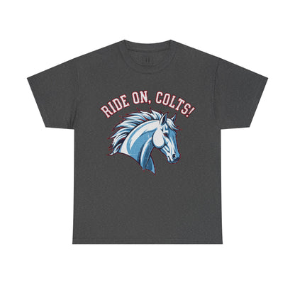 T-Shirt -RIDE ON COLTS - West Jessamine Unisex Tee