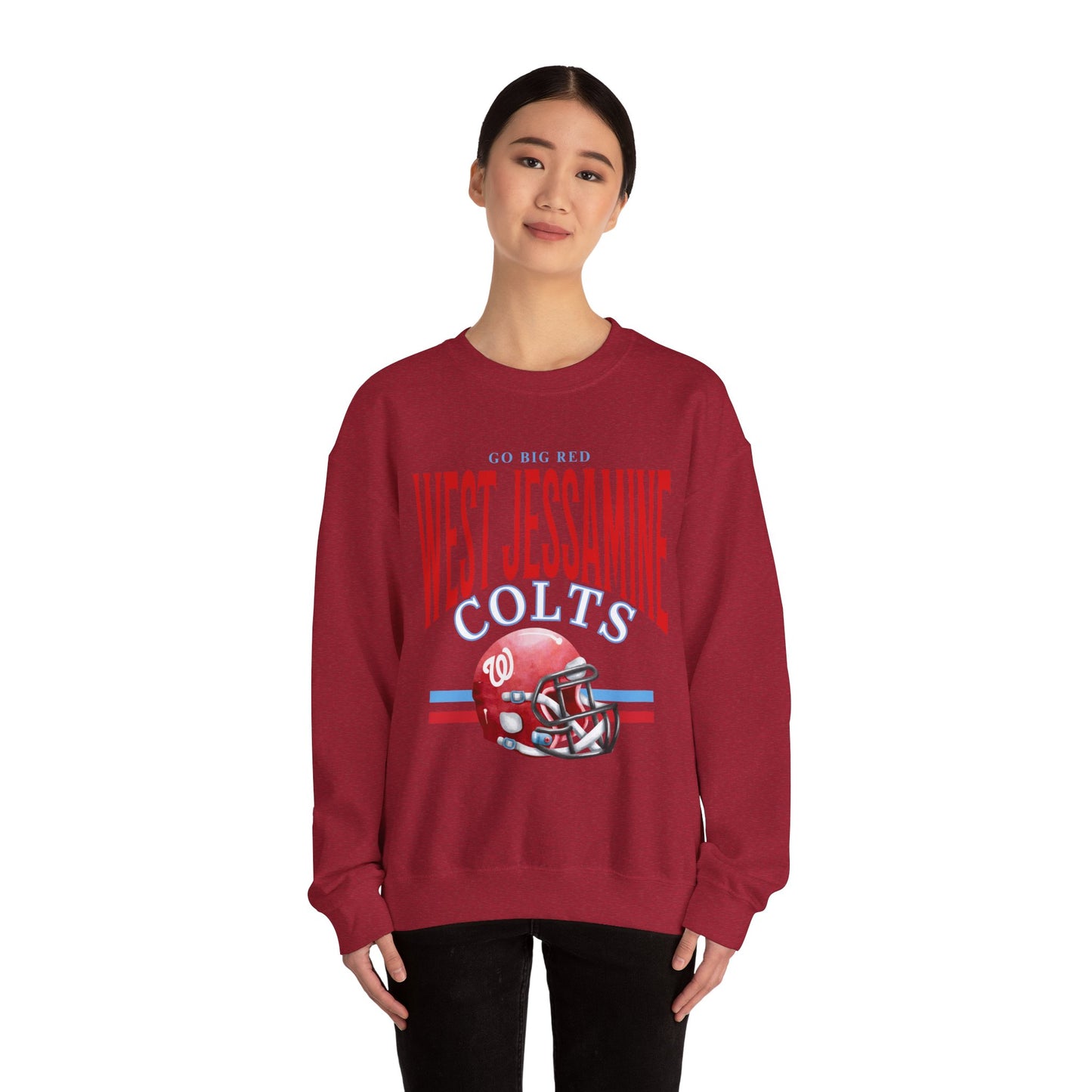 Go Big Red West Jessamine Football - Unisex Sweatshirt
