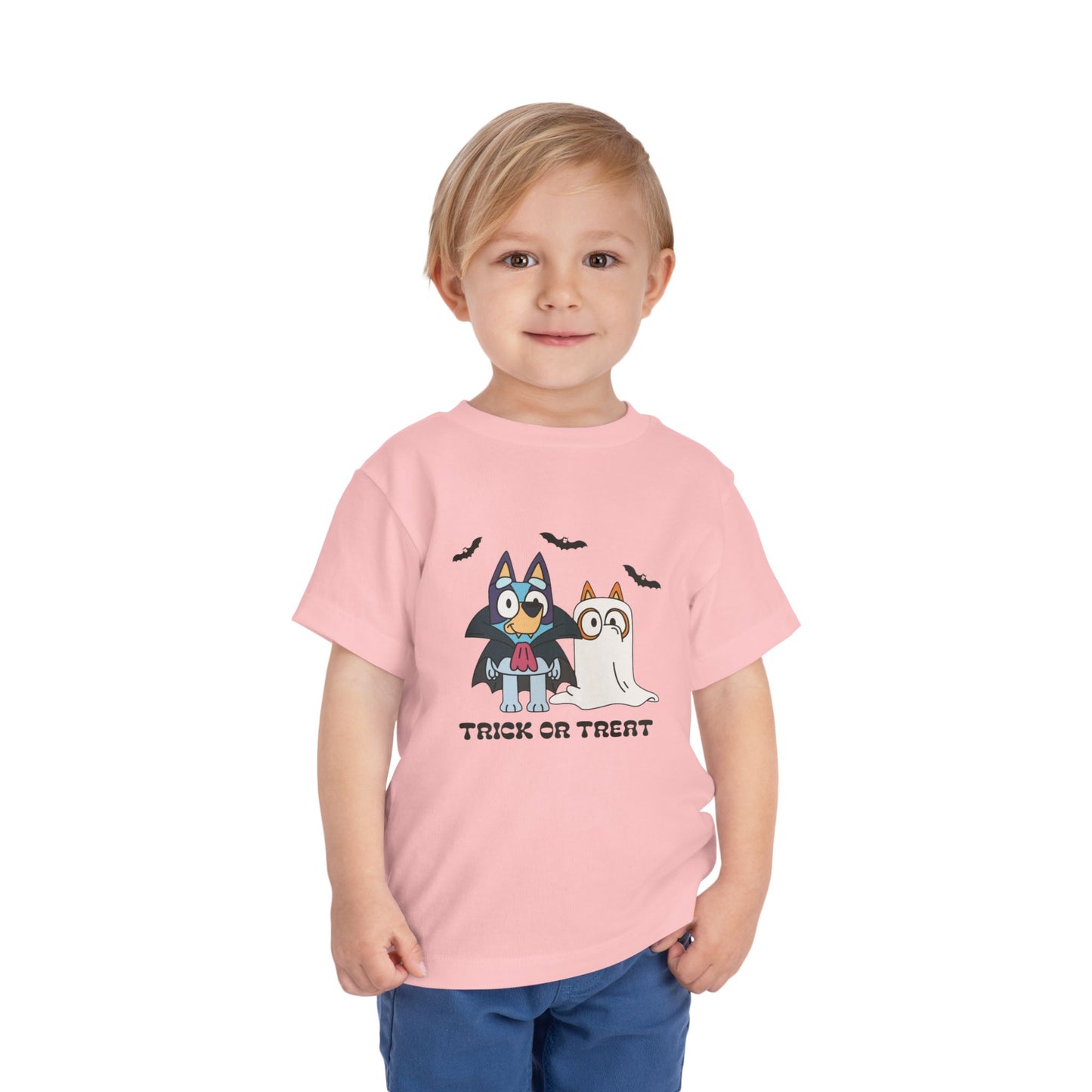 Toddler Bluey Trick or Treat T-shirt