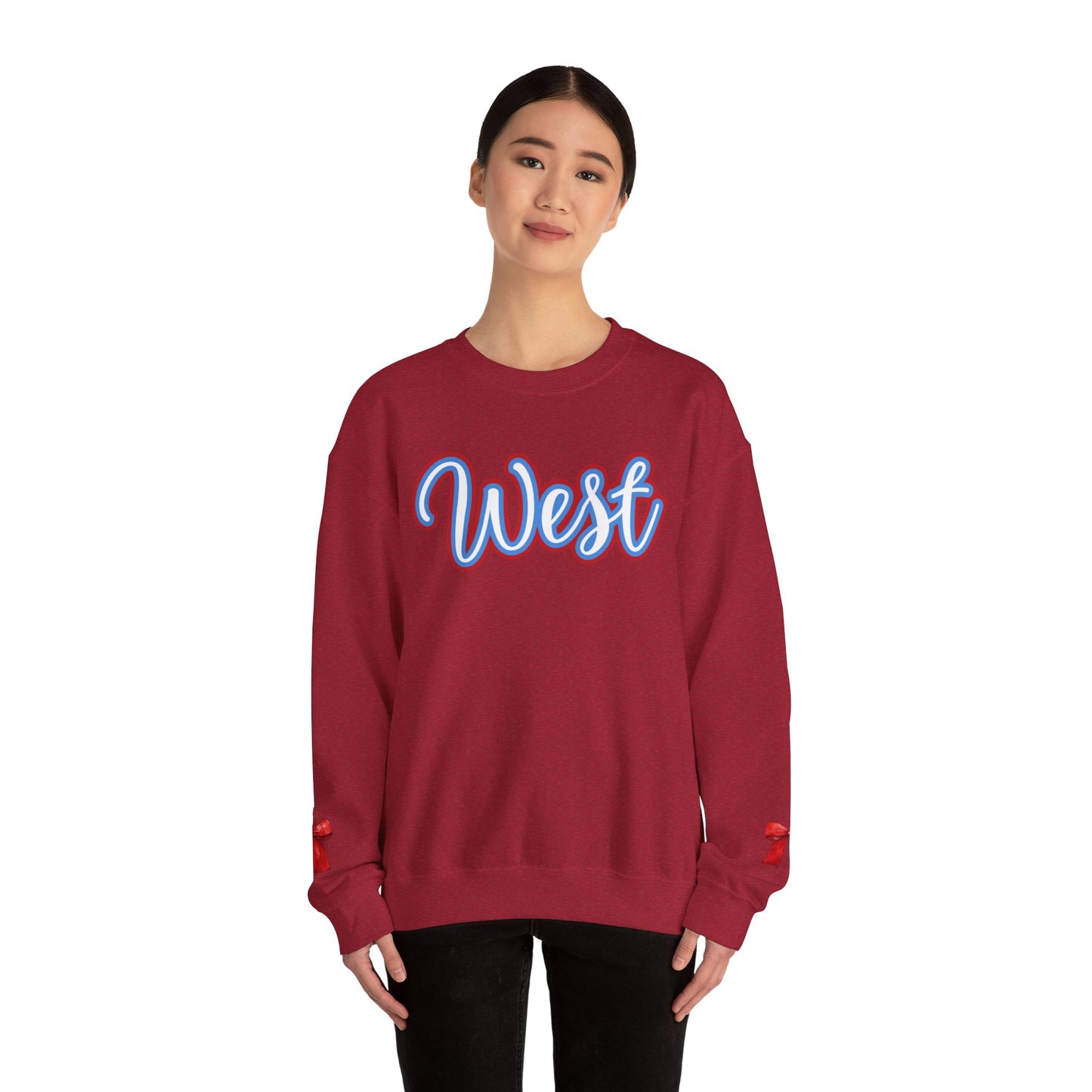 WJ WEST Jessamine -- Bows on Sleeves -- Unisex Sweatshirt