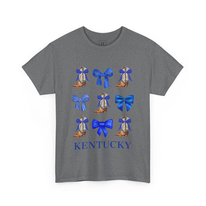 Kentucky Wildcats Coquette Bow and Cowgirl Boots Shirt
