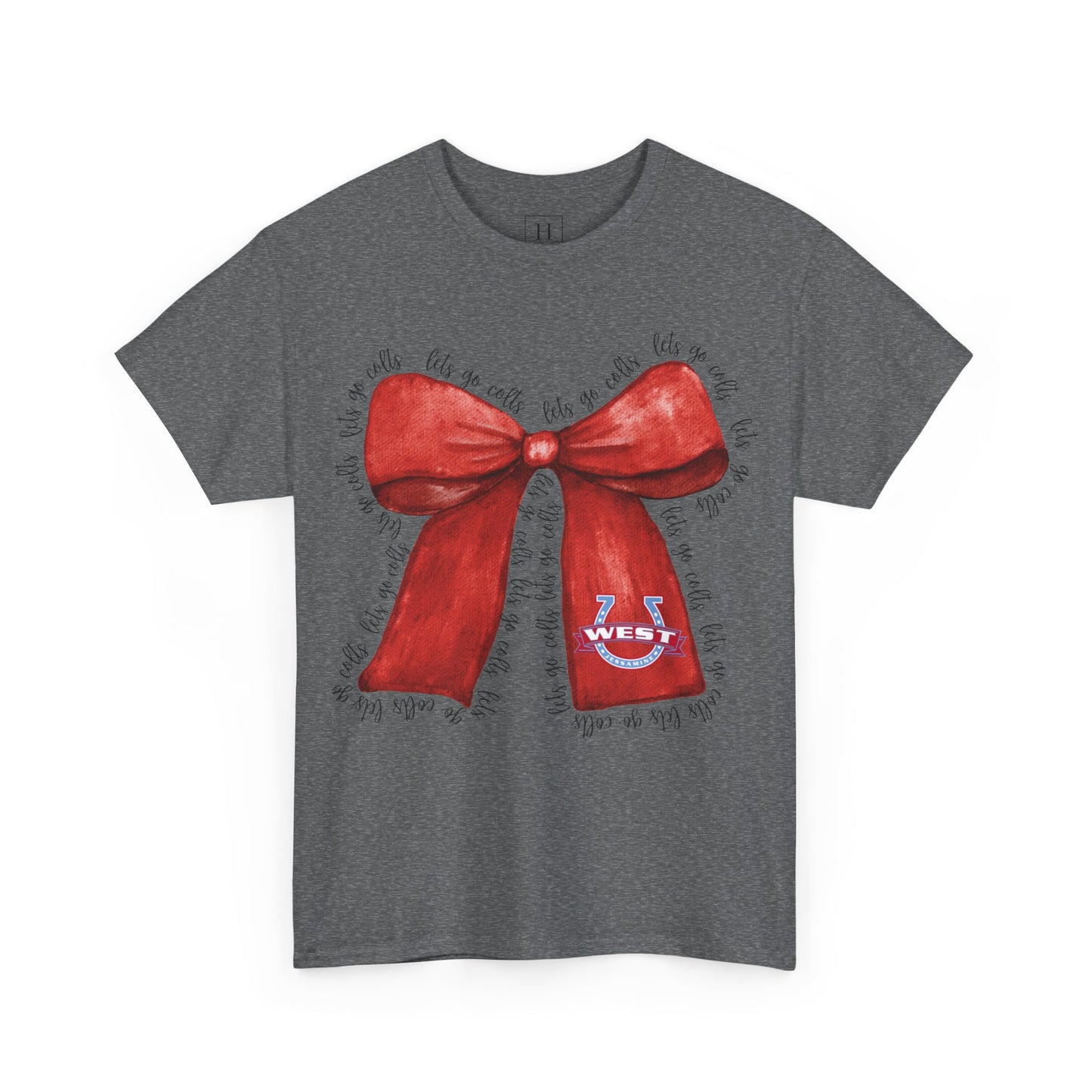 Let's Go Colts Bow - West Horseshoe Logo Unisex T-Shirt