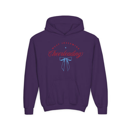 Youth Hoodie -- Cheerleading Bows Unisex Tee - West Jessamine Coquette Design