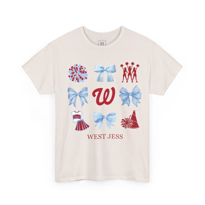 West Jessamine Colts Coquette Cheer Bows - Unisex Tee