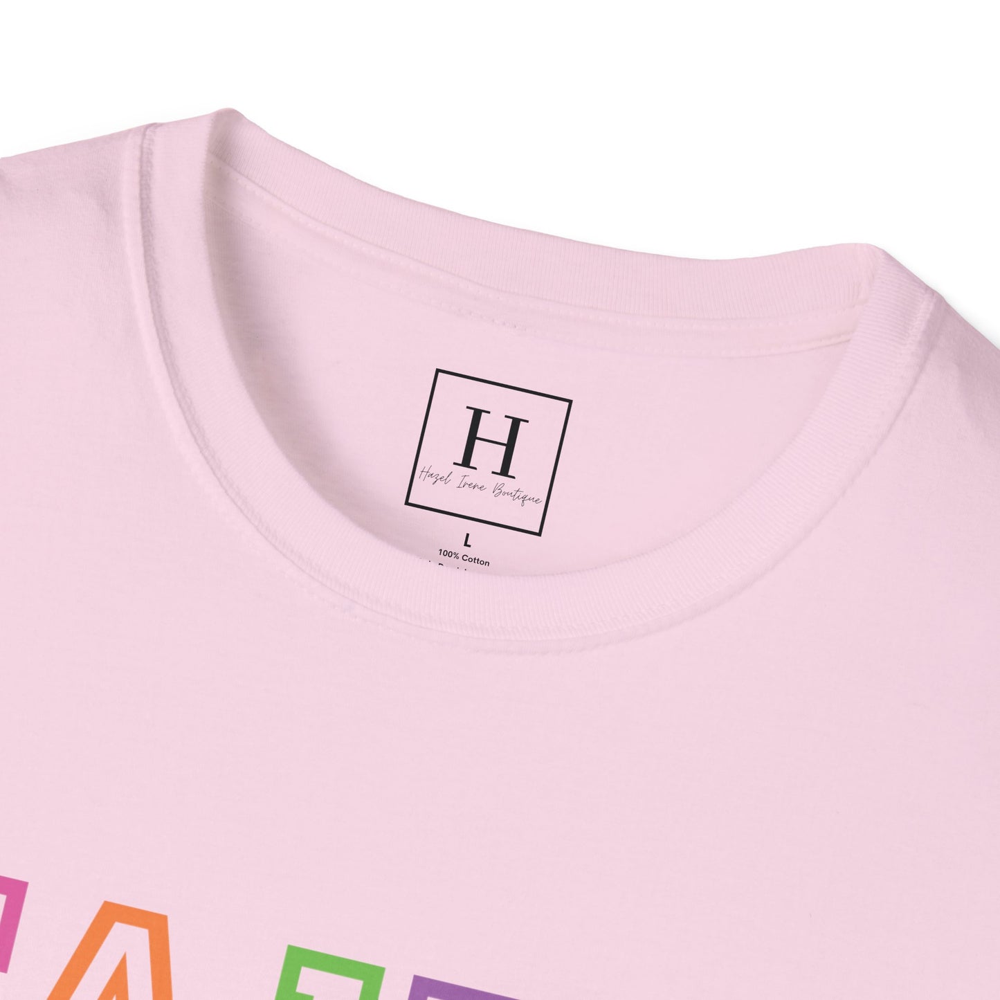 Bright Rainbow Color Faith Christian T-shirt
