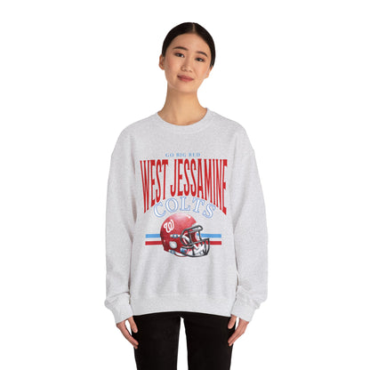 Go Big Red West Jessamine Football - Unisex Sweatshirt