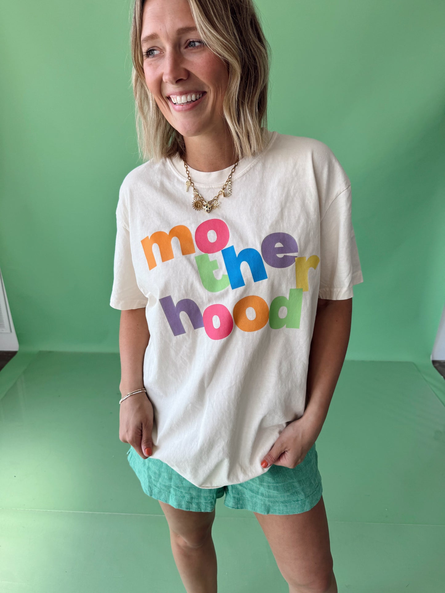 Motherhood Colorblock Tee