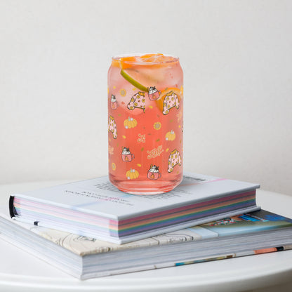 Fall Sweater Sipper Glass